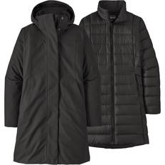 Patagonia Damen Oberbekleidung Patagonia Damen Doppeljacke TRES 3-IN-1 PARKA schwarz