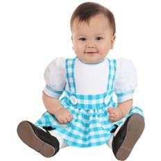 Infant Gingham Kansas Girl Halloween Costume Blue/White 6/9mo