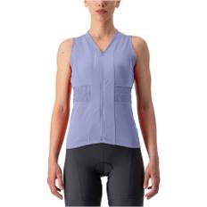 Castelli Oberteile Castelli armelloses damen trikot anima violett