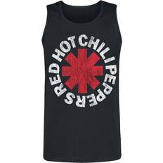 Herren - Leinen Tanktops Red Hot Chili Peppers Distressed Logo Tank-Top schwarz S, M, L, XL, XXL