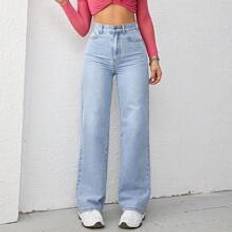 Damen - XXS Jeans Shein High Waist Wide Leg Jeans