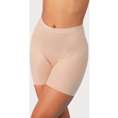 THINSTINCTS 2.0 High-Waisted Mid Thigh Short, Champagne Beige