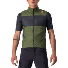 Castelli Men Outerwear Castelli Unlimited Puffy Vest Men's Light Military Gray/Dark Gray