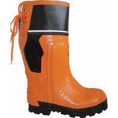 Viking Shoes Viking VW64-1-11 Unisex Steel Rubber Boot, Orange/Black