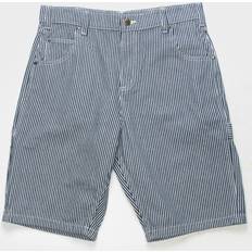Dickies Men - White Shorts Dickies Hickory Stripe Carpenter Shorts White/blue