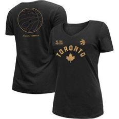 New Era T-shirts New Era Toronto Raptors Women's 2022/23 City Edition V-Neck T-Shirt