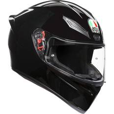 AGV Full Face Helmets - x-large Motorcycle Helmets AGV 0101-11765 Unisex-Adult Full Face K-1 Motorcycle Helmet Black, Medium/Small