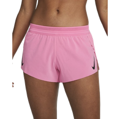Dame - Rosa - Treningsklær Shorts Nike Women's AeroSwift Running Shorts - Pinksicle/Black
