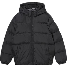 Daunenjacken - Mädchen Tommy Hilfiger Junior's Essential Padded Hooded Jacket - Black