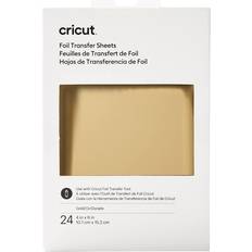 Arts & Crafts Cricut Foil Transfer Sheets Gold 24 Count