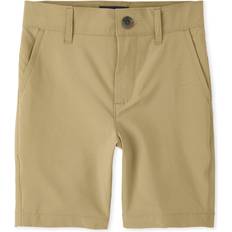 The Children's Place Boy's Uniform Quick Dry Chino Shorts - Flax