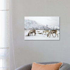 East Urban Home Reindeers Poster