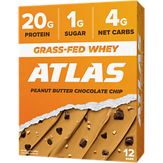 Vitamins & Supplements Atlas Whey Protein Bar Peanut Butter Chocolate