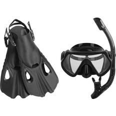 Diving & Snorkeling CoolWorld Mask, Fin, & Snorkel Set CoolWorld Mask Fin Snorkel Set LXL BLK