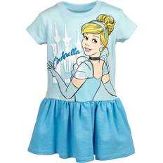 Dresses Disney Princess Cinderella Toddler Girls French Terry Dress Blue 5T