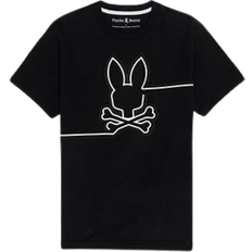 Black - Denim Jackets - Men Clothing Psycho Bunny Men's Chester Embroidered Graphic Tee - Black