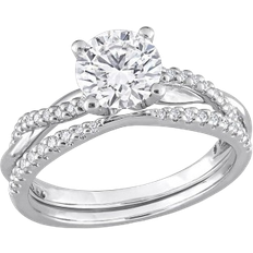 Jewelry Gem & Harmony Bridal Ring - Silver/Transparent
