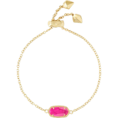 Kendra Scott Elaina Adjustable Chain Bracelet - Gold/Pink