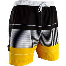 Gelb Badehosen GUGGEN Mountain Badeshorts Gelb Unifarben für Herren