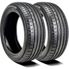  Set of 2 (TWO) Forceum Hena All-Season Passenger Car High  Performance Radial Tires-225/45R17 225/45ZR17 225/45/17 225/45-17 94W Load  Range XL 4-Ply BSW Black Side Wall UTQG 400AA : Automotive