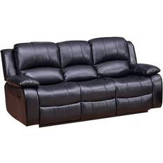 Sofas Vanity Art Bonded 3-Seat Recliner Loveseat