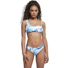 Weiß Bikinioberteile Urban Classics Damen Asymmetric Tank Top Bikini-Set, Ocean White