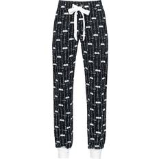 Dame - Treningsklær Nattøy Batman Pyjamasbukser Bat-Logo til Damer svart-hvit