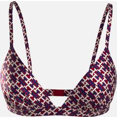 Tommy Hilfiger Red Bras Tommy Hilfiger Monogram Silk Triangle Bra Multi