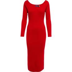 Polo Ralph Lauren Red Dresses Polo Ralph Lauren Wool and cashmere-blend midi dress red