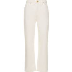 Hvite - XXL Jeans Balmain High-rise straight jeans white