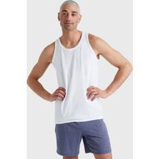 Unisex - White Tank Tops Hanes Originals Unisex Garment Dyed Tank White