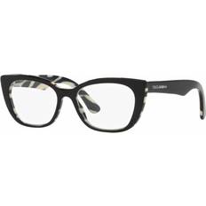 Dolce & Gabbana Children Glasses Dolce & Gabbana DX3357 3372 Black On Zebra 49MM