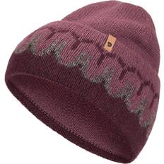 Fjällräven Mützen Fjällräven Övik Path Knit Beanie-dark garnet mesa purple