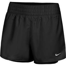 Dame - Løping Shorts Nike One 2-in-1 Dri-FIT High Waist Shorts - Black