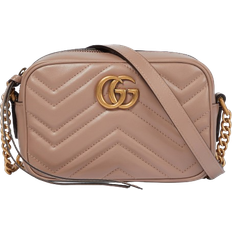 Gucci Handtaschen Gucci GG Marmont Mini Crossbody Bag - Beige