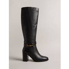 Ted Baker Women Boots Ted Baker Aryna Leather Knee High Boots, Black