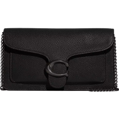 Coach Tabby Clutch With Chain - Pewter/Black