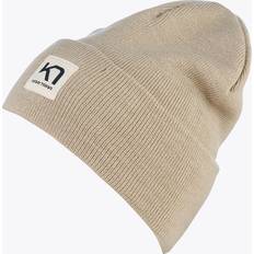 Beige Luer Kari Traa Røthe Beanie - Oats