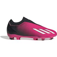 Rosa Fußballschuhe Adidas Junior X Speedportal.3 Laceless FG - Team Shock Pink/Zero Metalic/Core Black