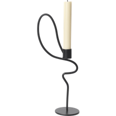 Eisen Kerzenhalter, Kerzen & Duft Ferm Living Valse Black Kerzenhalter 28cm