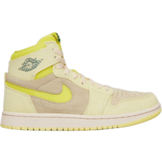 Damen - Gelb Sneakers Nike Air Jordan 1 Zoom CMFT 2 W - Citron Tint/Muslin/Sky J Teal/Dynamic Yellow
