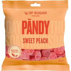 Konfekt og kaker Pandy Sweet Peach Candy 50g 1pakk