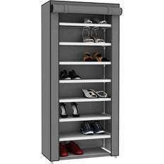 Hallway Furniture & Accessories Sunbeam Multipurpose Portable Grey Shoe Rack 9.1x21.3"