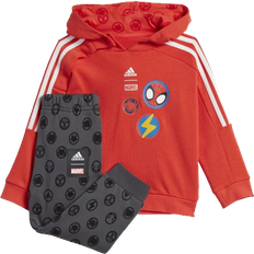 Adidas Kid's X Marvel Spider-Man Joggers - Bright Red/Better Scarlet/White