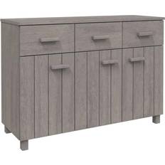 vidaXL HAMAR Light Grey Sideboard 44.5x31.5"