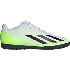 Adidas Turf (TF) Soccer Shoes adidas X Crazyfast.4 Turf - Cloud White/Core Black/Lucid Lemon F23