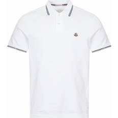 Moncler Logo Patch Polo Shirt - Optical White