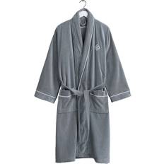 Gant Damen Nachtwäsche Gant Icon G Bathrobe Unisex - Elephant Grey