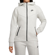 Sweaters Nike Sportswear Tech Fleece Windrunner Full-Zip Hoodie Women's - Light Grey/Heather/Black