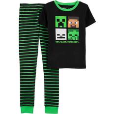 Carter's Kid's Minecraft Cotton Pajamas 2-piece - Black